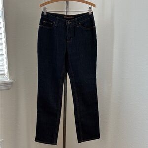 St. John's Bay New Without Tags Straight Leg Dark Denim sz 6S jeans